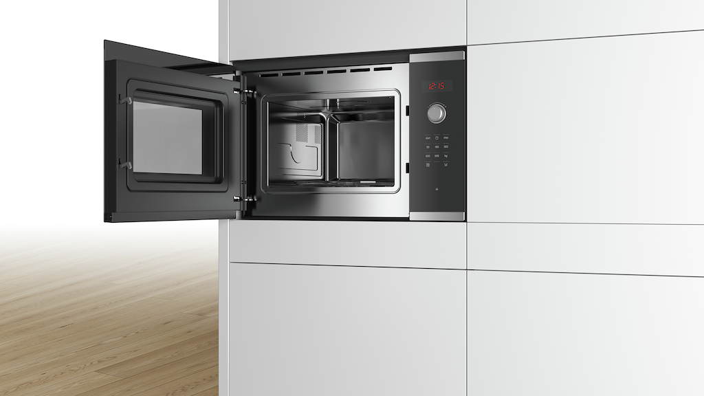 Bosch BFL553MS0B, BuiltIn Microwave Modern Living