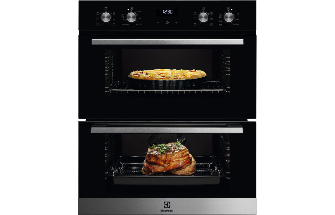 Electrolux KDFEC40UX Built Under Double Electric Oven Modern Living
