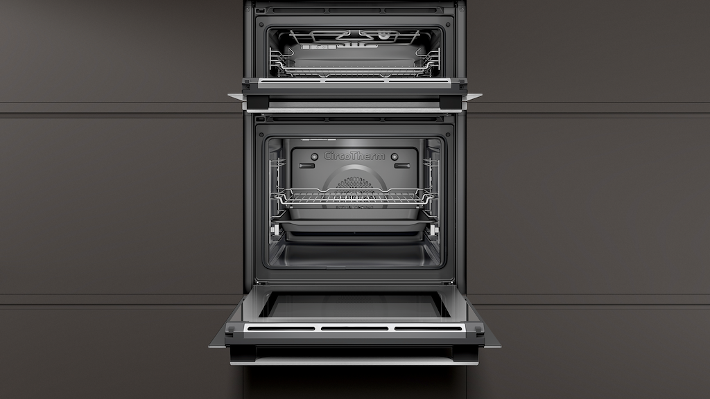 Neff U2ACM7HH0B, Built-in double oven | Modern Living