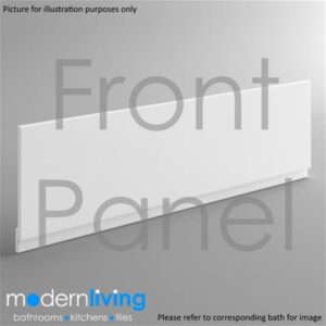 Carron - Carronite Urban Swing 1575mm Shower Bath Front Panel - White - 02440