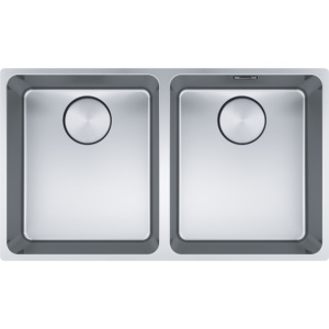 Franke Myphos Undermount 2 Bowl - 745 x 440 mm - Stainless Steel - MYX12034-34