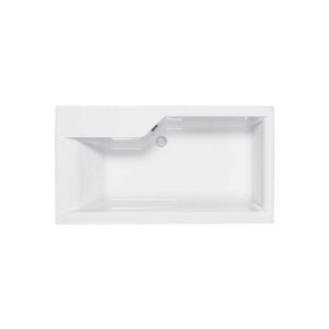 Carron - Carronite Urban Swing 1575x850mm RH Shower Bath - White - 02434