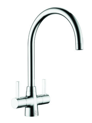 Scott & James Tommy Twin Lever Mixer Tap - Chrome - ELO0027