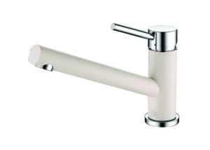 Scott & James Neptune Top Lever Mixer Tap - White - ELO0043