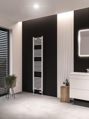 Eastbrook Wingrave 1800 x 400 Straight Towel Radiator - Matt White