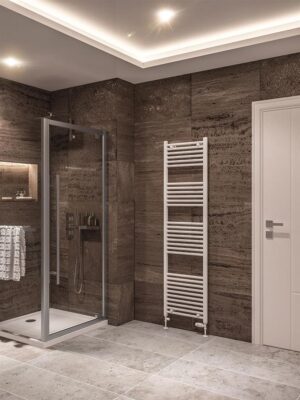 Eastbrook Wingrave 1800 x 500 Straight Towel Radiator - Gloss White
