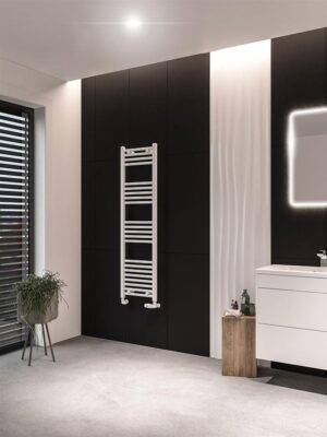Eastbrook Wingrave 1400 x 400 Straight Towel Radiator - Matt White