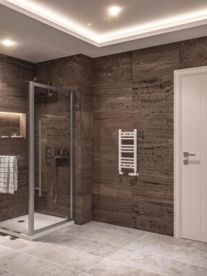 Eastbrook Wingrave 600 x 300 Straight Towel Radiator - Gloss White