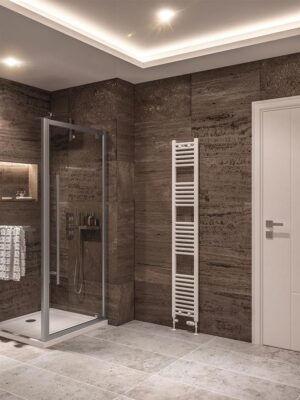 Eastbrook Wingrave 1800 x 300 Straight Towel Radiator - Gloss White