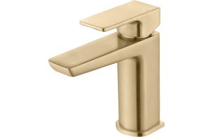 Libourne Mono Basin Tap - Brushed Brass