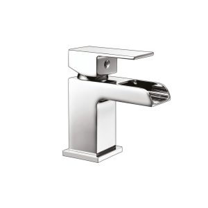 Cudos Victorene Mini Mono Basin Mixer Tap With Push Waste - Chrome