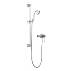 Vita Veneto Tenby Traditional Riser Shower Kit Chrome