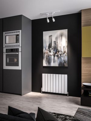 Eastbrook Guardia 600 x 850 Aluminium Radiator - Matt White 86.0044