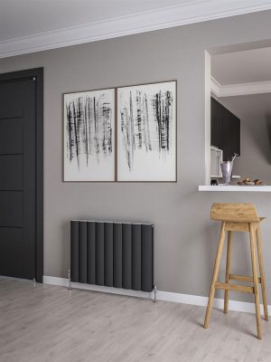 Eastbrook Guardia 600 x 850 Aluminium Radiator - Matt Anthracite 86.0045