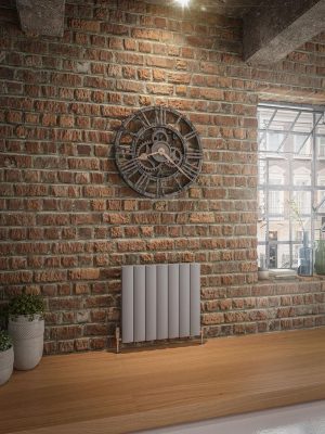 Eastbrook Guardia 600 x 660 Aluminium Radiator - Matt Grey 86.0193