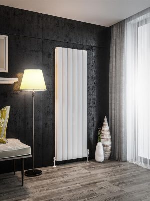 Eastbrook Guardia 1800 x 565 Aluminium Radiator - Matt White 86.0291