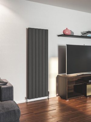 Eastbrook Guardia 1800 x 565 Aluminium Radiator - Matt Anthracite 86.0293