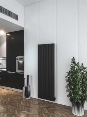 Eastbrook Guardia 1800 x 565 Aluminium Radiator - Matt Black 86.0294
