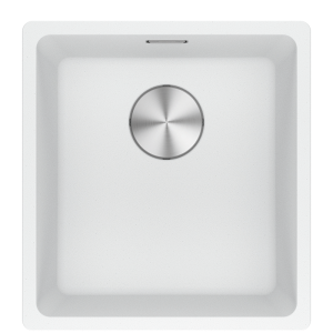 Franke Maris Undermount Single Bowl Sink - Polar White - 410 x 440 - MRG11037PW