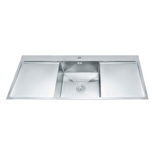 ViandPro Double Drainer Single Bowl Sink - 1500 x 500 mm - Stainless Steel