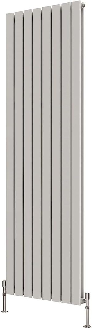 Lausanne 1600 x 544mm White Double Tube Radiator