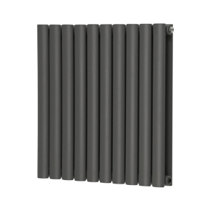Geneva 600 x 590mm Anthracite Double Tube Radiator