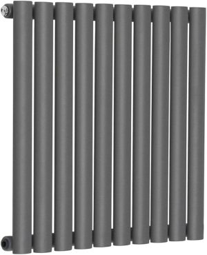 Zurich 600 x 590mm Anthracite Single Tube Radiator
