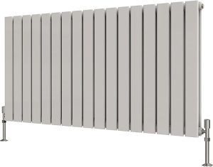 Lausanne 600 x 1156mm White Double Tube Radiator