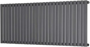 Zurich 600 x 1593mm Anthracite Single Tube Radiator