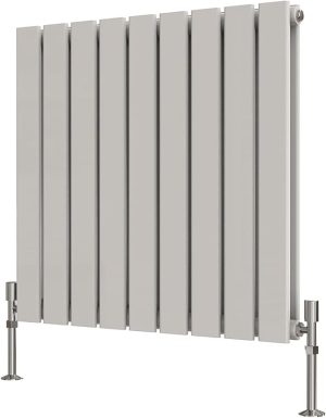 Lausanne 600 x 612mm White Double Tube Radiator