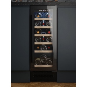 Avelis 30cm Black Glass Wine Cooler