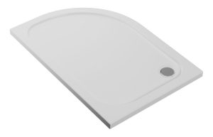 //2Go 45mm Low Profile 1200x800mm Offset Quadrant Tray & Waste (RH)