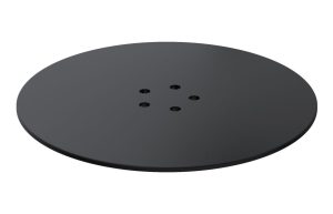 Low Profile Tray Waste Cover - Matt Black