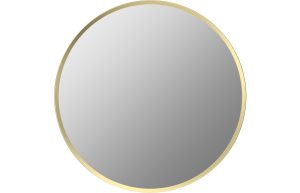 Luisa 600mm Round Mirror - Brushed Brass
