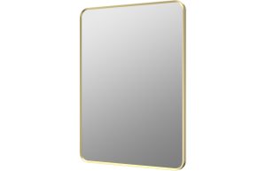 Luisa 600x800mm Rectangle Mirror - Brushed Brass