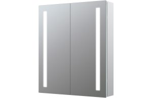 Bria 600mm 2 Door Front-Lit LED Mirror Cabinet
