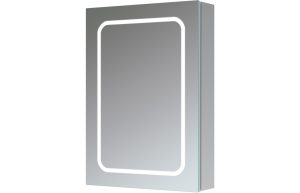 Alessia 500mm 1 Door Front-Lit LED Mirror Cabinet