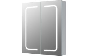 Alessia 600mm 2 Door Front-Lit LED Mirror Cabinet