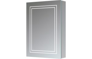 Adele 500mm 1 Door Front-Lit LED Mirror Cabinet
