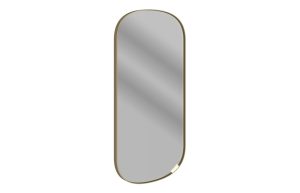 Luisa 800x400mm Oblong Mirror - Brushed Bronze