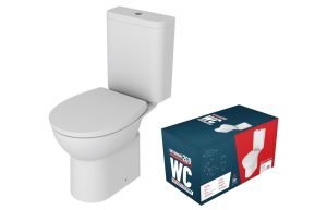 Siena //2Go Close Coupled Rimless WC & Soft Close Seat