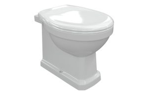 Siena Etude Back To Wall Comfort Height WC & Soft Close Seat w/Chrome Finishes