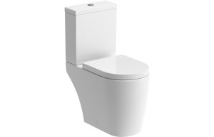 Siena Andante Swirlux Short Projection Close Coupled Open Back WC & Soft Close Seat