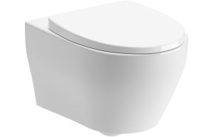 Siena Capriccio Rimless Wall Hung WC & Soft Close Seat