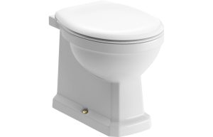 Siena Etude Back To Wall Comfort Height WC & Soft Close Seat w/Br.Brass Finishes