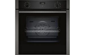 Neff N50 B3ACE4AG3B Single Slide&Hide Electric Oven - Graphite Grey