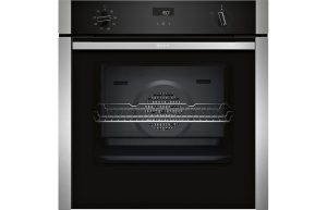 Neff N50 B4ACF1AN3B Single Slide&Hide Electric Oven - Stainless Steel