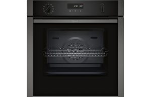 Neff N50 B6ACH7AG7B Single Slide&Hide Pyrolytic Oven - Graphite Grey