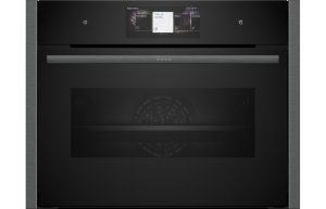 Neff N90 C24FT53G0B Compact Oven w/Steam - Black w/Graphite Trim