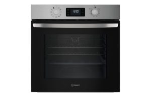 Indesit IO 258HU X UK Single Electric Oven - Stainless Steel